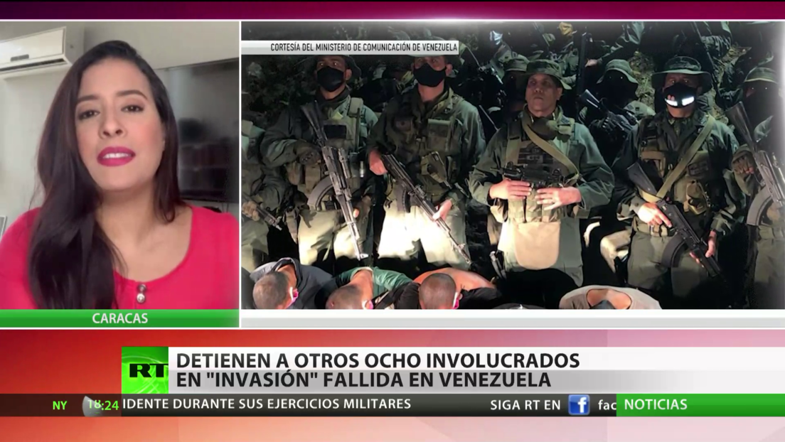 Detienen en Venezuela a otros ocho involucrados en la supuesta invasión fallida