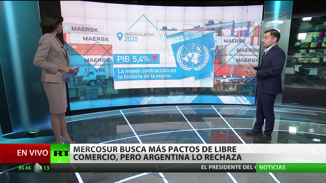 El Mercosur busca más pactos de libre comercio para hacer frente a la pandemia, pero Argentina lo rechaza