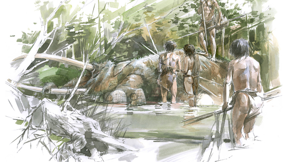 FOTOS: Hallan un esqueleto casi completo de un elefante de 300.000 años de antigüedad