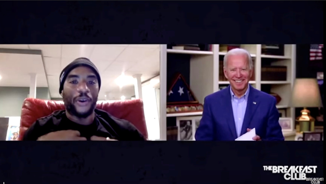 Biden dice a un DJ afroamericano que "no es negro si no puede elegir si lo apoya a él o a Trump" y luego se disculpa