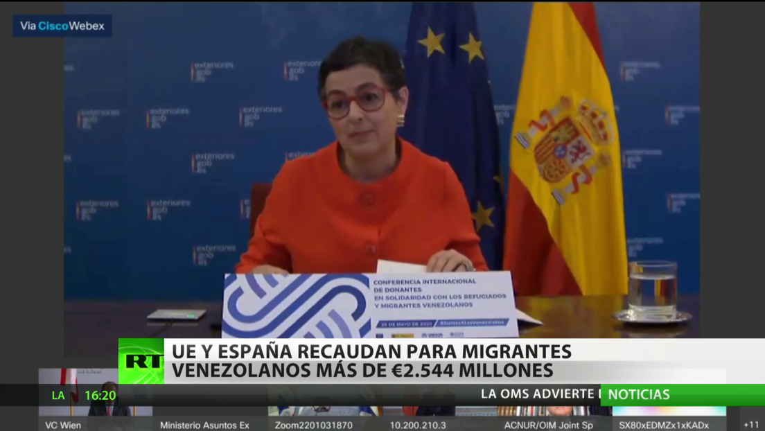 La UE y España recaudan más de 2.544 millones de euros para migrantes venezolanos