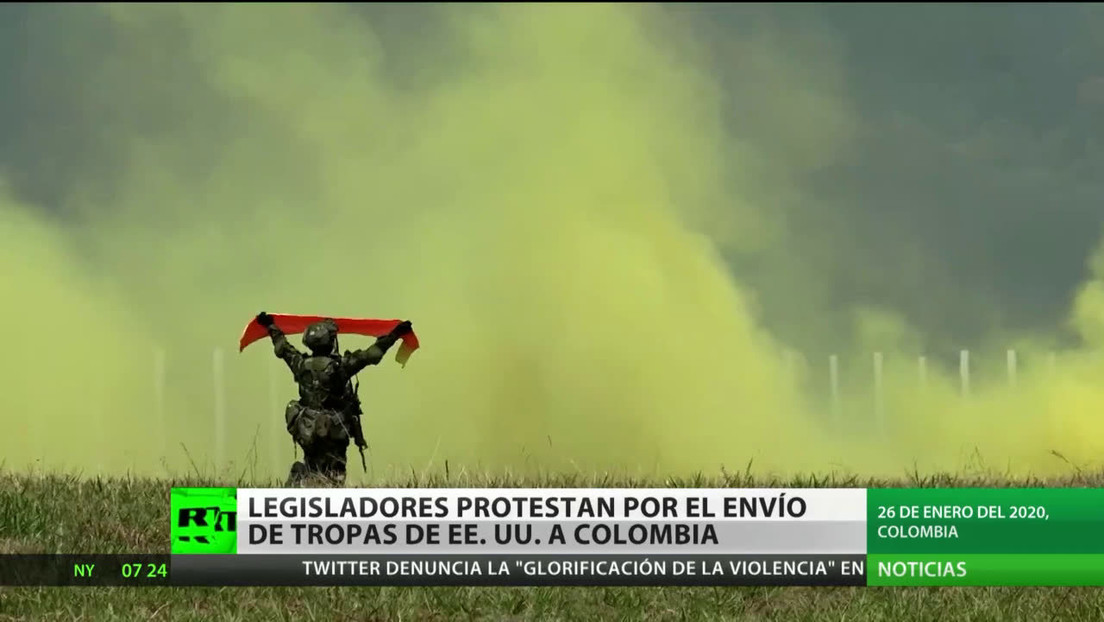 Colombia: Legisladores protestan por el envío de tropas de EE.UU.