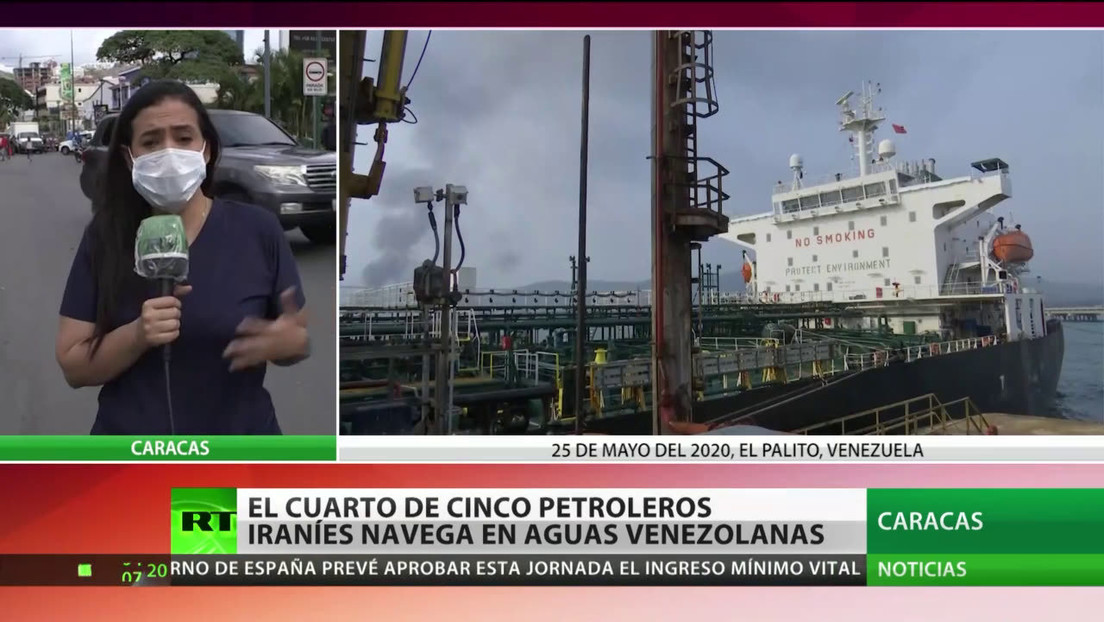 Llega a aguas venezolanas un cuarto buque iraní con petróleo