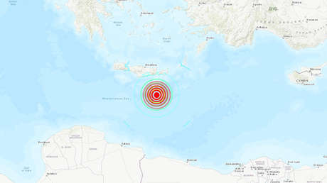 Se registra un sismo de magnitud 6,5 frente a las costas de Creta