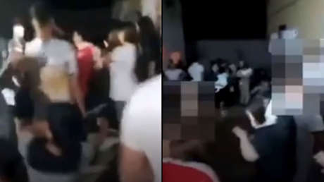 Una petición de mano que reunió a un centenar de personas en medio de la pandemia termina con dos detenidos (VIDEO)