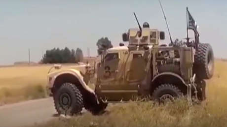 VIDEO: El Ejército de Siria intercepta un convoy militar estadounidense en el noreste del país