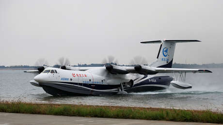Las primeras pruebas en el mar del hidroavión chino AG600 tendrán lugar en la segunda mitad de 2020 (VIDEO)