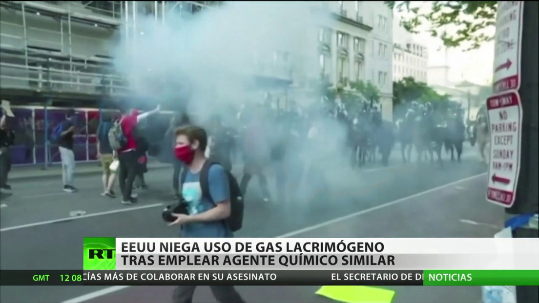 EE.UU. niega el uso de gas lacrimógeno tras dispersar protestas con un agente químico similar