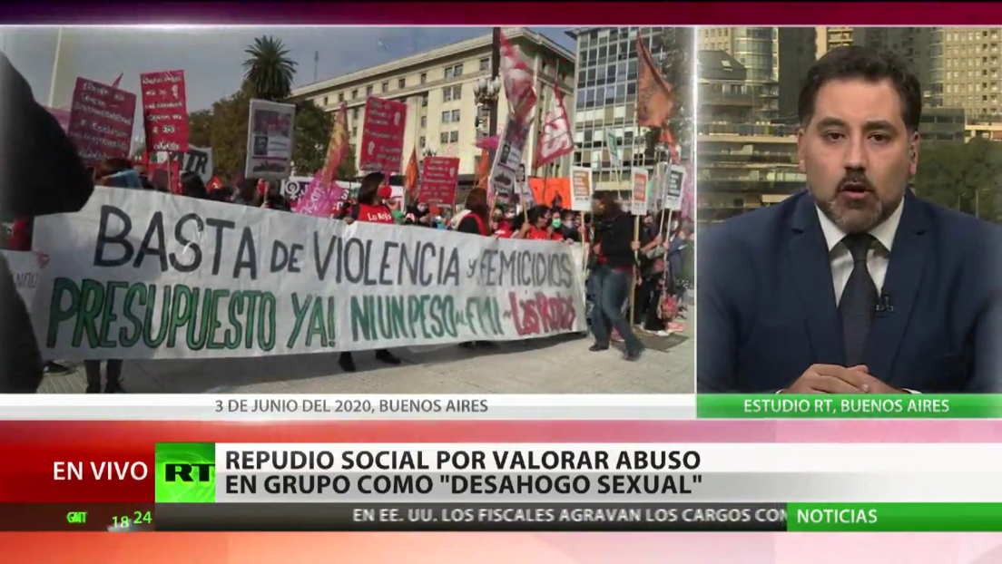 Calificación de una violación en grupo como un "desahogo sexual" provoca repudio social en Argentina