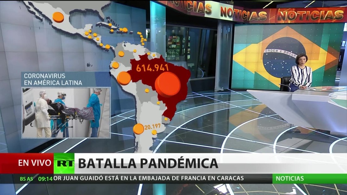 Brasil se convierte en el tercer país del mundo con más muertes por covid-19 y Argentina prolonga la cuarentena en parte de la nación