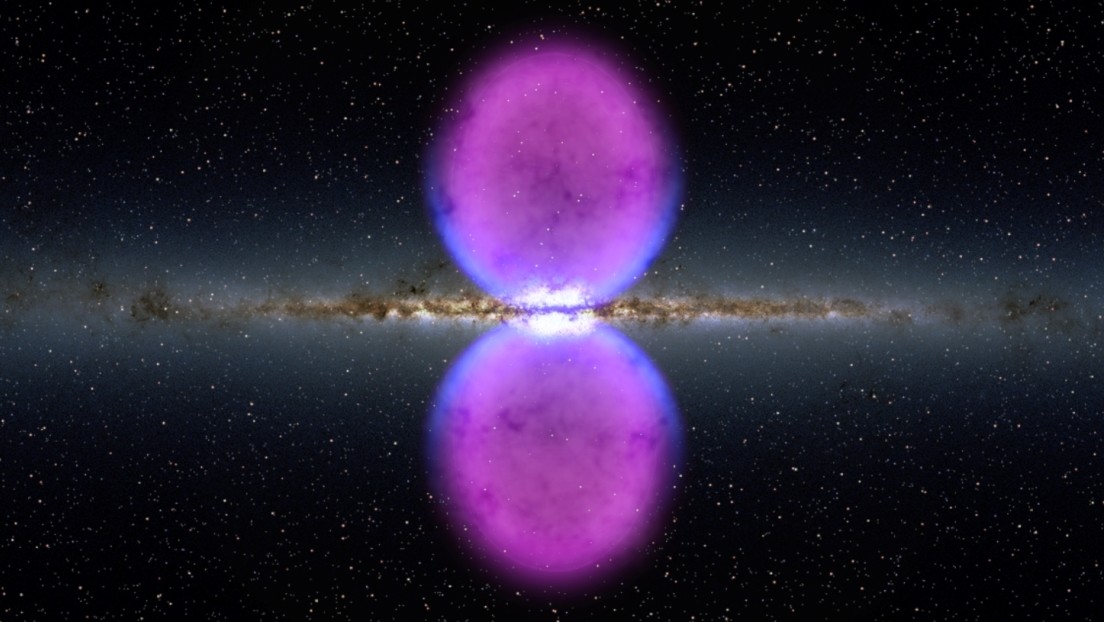 Astrónomos ubican con precisión las enormes burbujas de gas del centro de nuestra galaxia