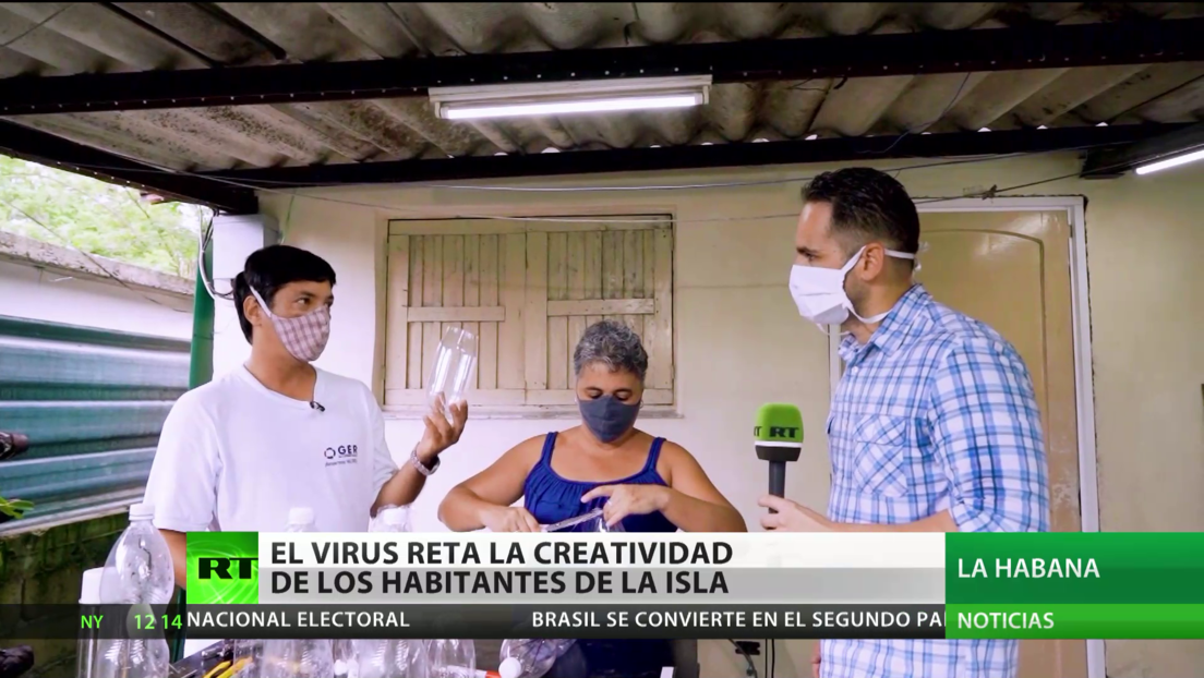 Cuba: El coronavirus pone a prueba la creatividad de los habitantes de la isla