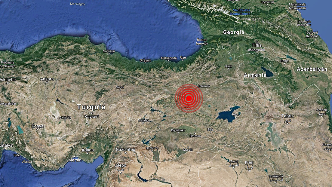 Se registra un sismo de magnitud 5,8 en el este de Turquía