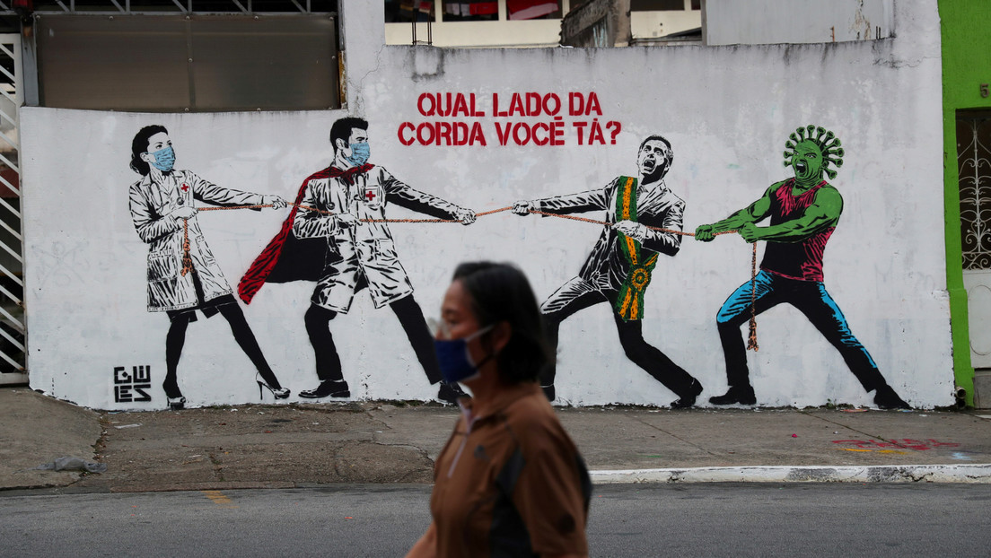 Brasil confirma 17.110 nuevos casos de infección y 612 muertes por covid-19 en un día