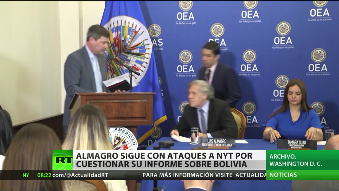 El secretario general de la OEA critica a New York Times por cuestionar su informe sobre Bolivia