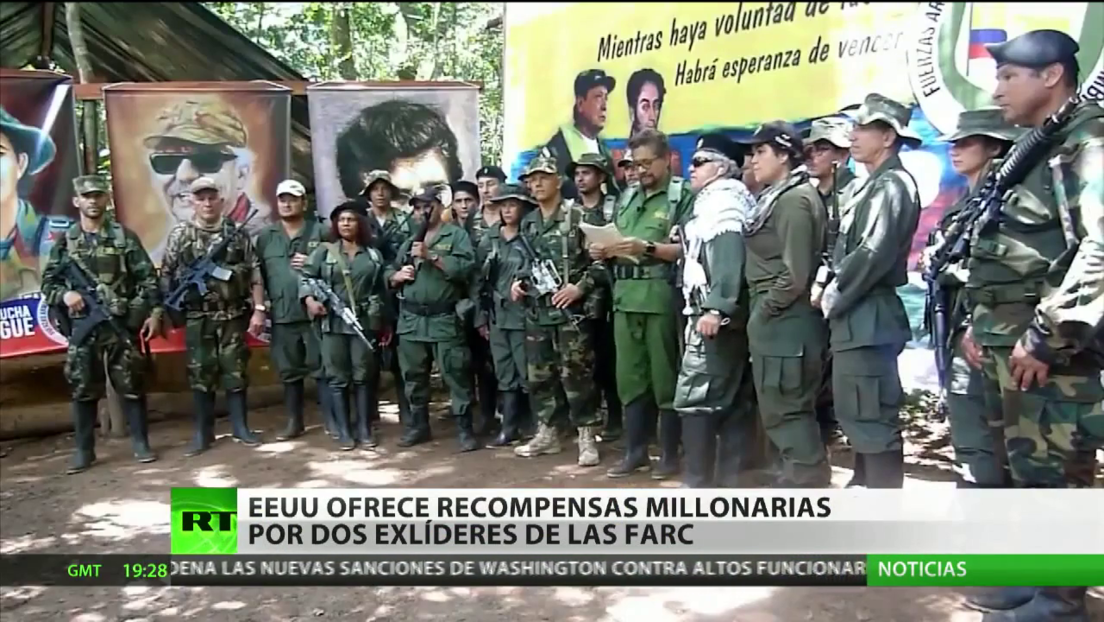 EE.UU. ofrece pagar recompensas por dos exlíderes de las FARC