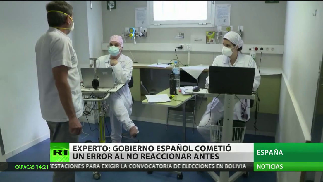 Experto: "El Gobierno español cometió un error al no reaccionar antes a la pandemia"