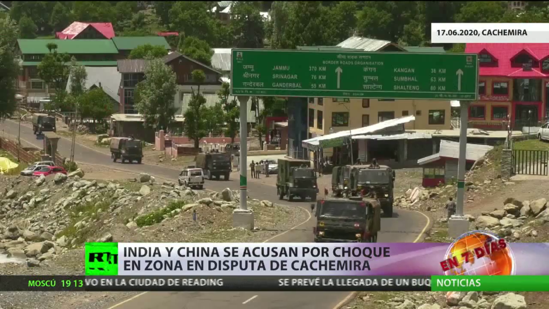 La India y China se acusan por el choque en la zona en disputa de Cachemira