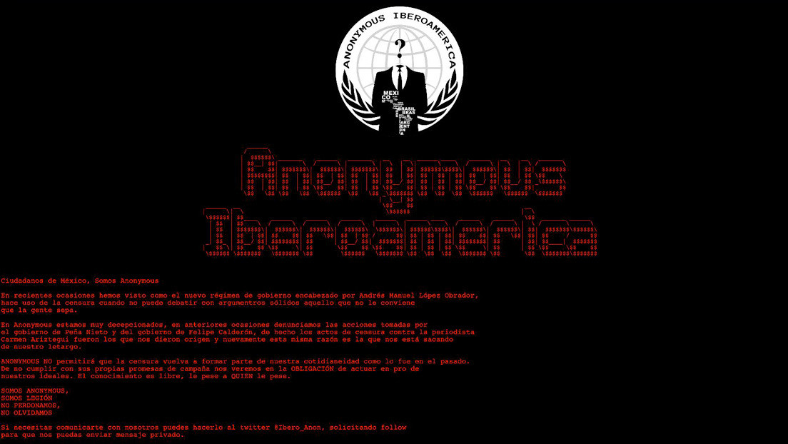 Anonymous 'hackea' el sitio del Conapred en México tras polémica sobre racismo y libertad de expresión