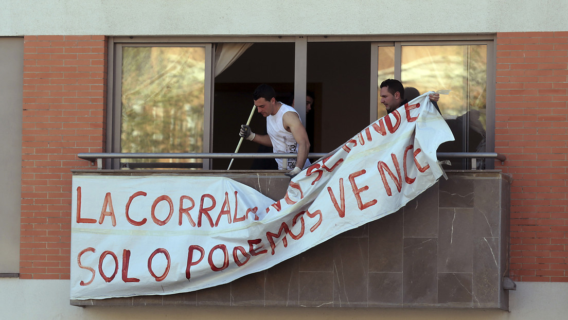 España: Okupas dejan sin casa a una enfermera mientras combatía la pandemia del coronavirus