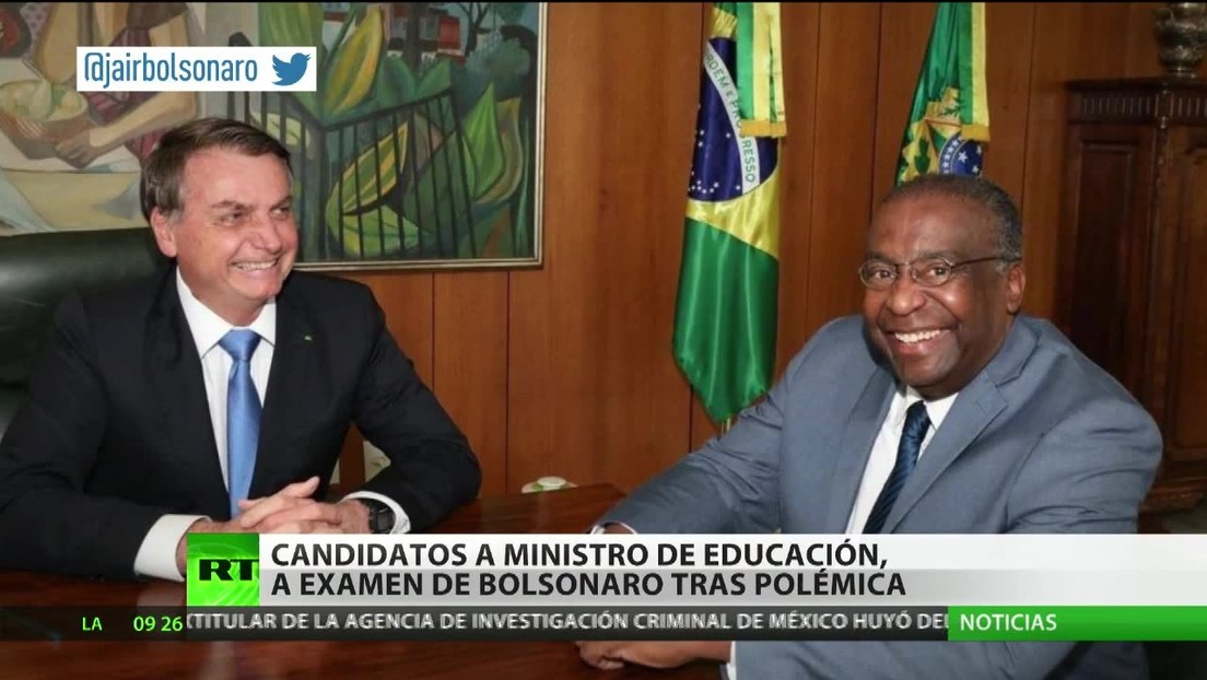 Candidatos a ministro de Educación, a examen de Bolsonaro tras una polémica