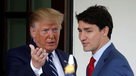 VIDEO: Trudeau calla 20 segundos antes de contestar una pregunta sobre cómo gestiona Trump las protestas en EE.UU.
