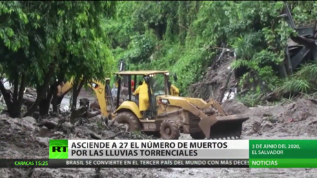 Asciende a 27 el número de muertos por las lluvias torrenciales en El Salvador