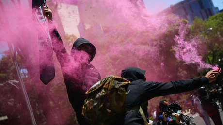 VIDEOS: Destrozos en las afueras de la Embajada de EE.UU. en Ciudad de México por la muerte de George Floyd