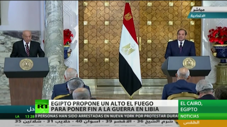 Egipto propone un alto el fuego para poner fin a la guerra en Libia