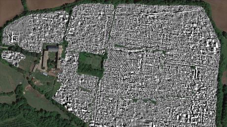 Mapean una ciudad enterrada de la Roma antigua sin necesidad de realizar excavaciones (FOTOS)