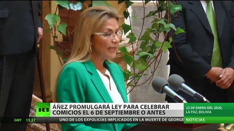 Jeanine Áñez promulgará la ley para celebrar las elecciones generales el 6 de septiembre o antes