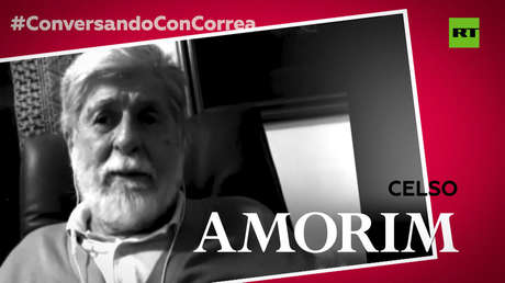 Celso Amorim a Correa, sobre la situación de Brasil con Bolsonaro: "Es una patología grave que estamos viviendo, pero va a ser superada"