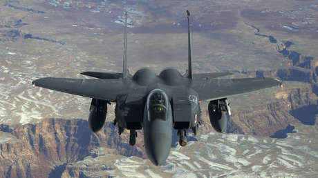 Un caza F-15 de EE.UU. se estrella en el mar del Norte cerca de Reino Unido