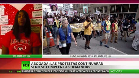Abogada: Las protestas en EE.UU. continuarán si no se cumplen las demandas