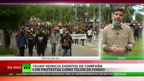 Manifestantes marchan en EE.UU. contra el racismo