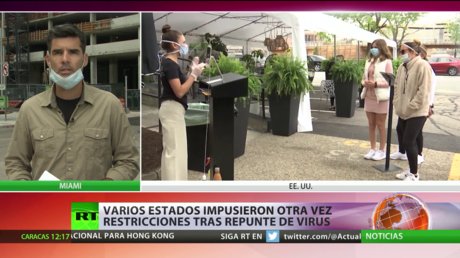 Varios estados de EE.UU. vuelven a implantar medidas restrictivas tras registrar cifras récord de covid-19