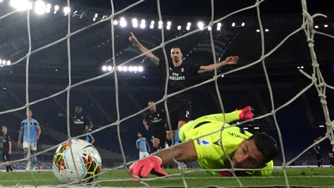 VIDEO: Ibrahimovic se reencuentra con el gol tras meses de cuarentena en la aplastante victoria del Milan sobre la Lazio