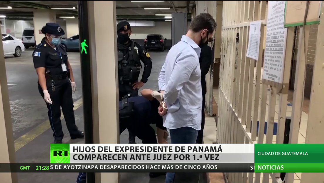 Hijos del expresidente de Panamá comparecen ante juez por primera vez