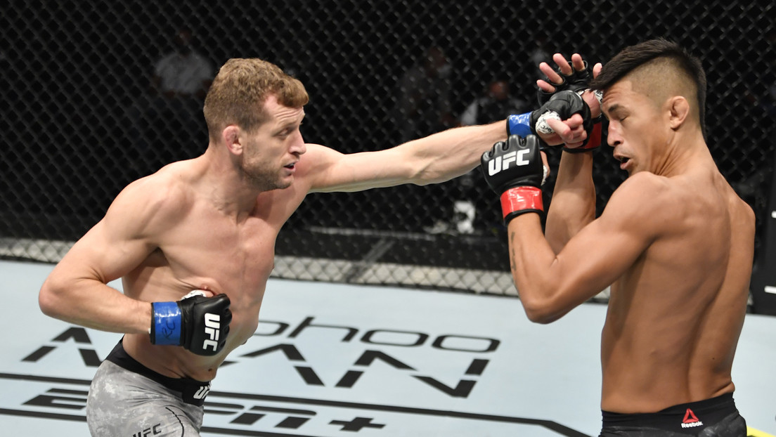 VIDEO: El 'Peligroso' Davey Grant gana con un contundente nocaut la primera pelea de 'La isla de la lucha' de la UFC