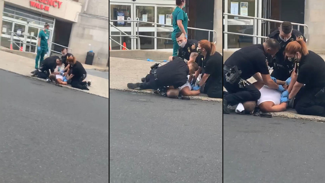Nuevo vídeo de un policía arrodillado sobre el cuello de un hombre provoca protestas en Pensilvania