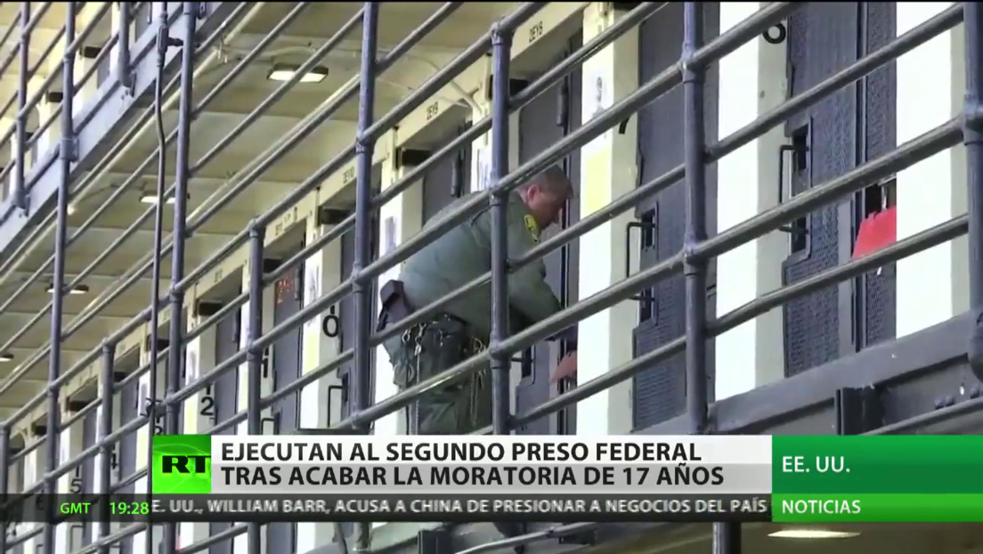 Un segundo preso federal es ejecutado en EE.UU. tras una moratoria de 17 años en la pena capital