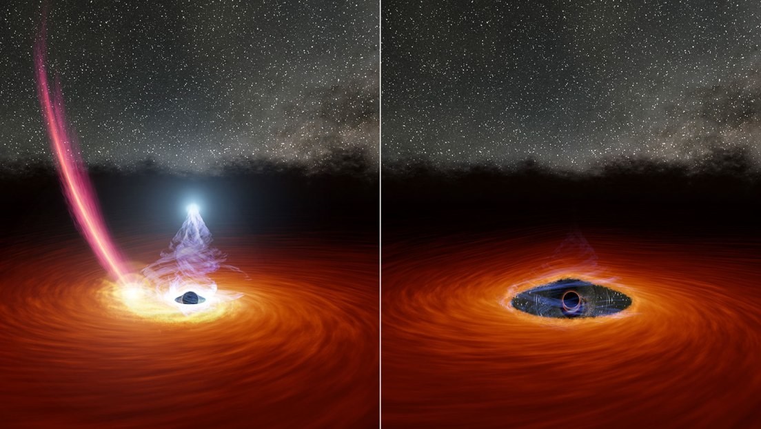 Astrónomos observan por primera vez el 'parpadeo' de un agujero negro