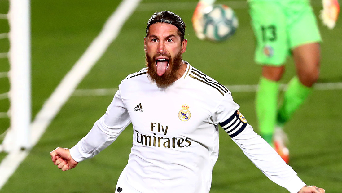 VIDEO: Sergio Ramos anota un gol en una práctica e imita un famoso gesto de Conor McGregor
