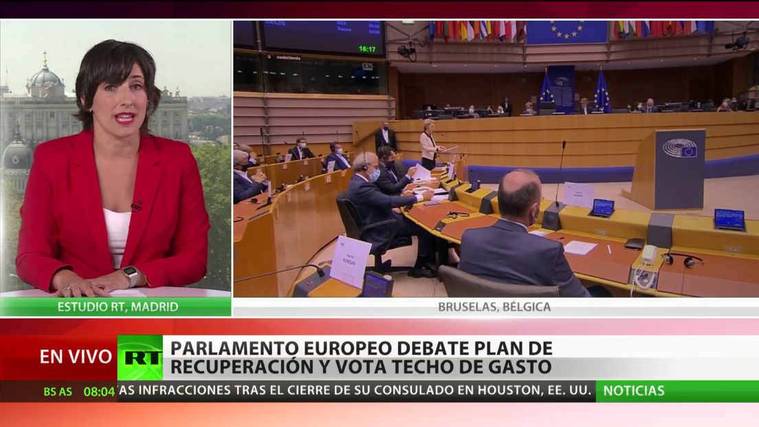 El Parlamento Europeo debate el plan de recuperación por el covid-19 y vota el límite de gasto