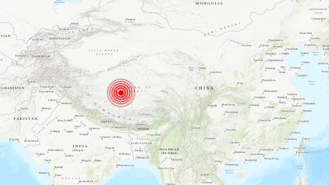 China: Un sismo de magnitud 6,3 golpea al Tíbet, al norte del Himalaya