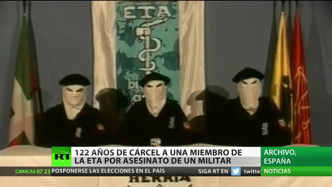 España: 122 años de cárcel para una exjefa de ETA por el asesinato de un militar