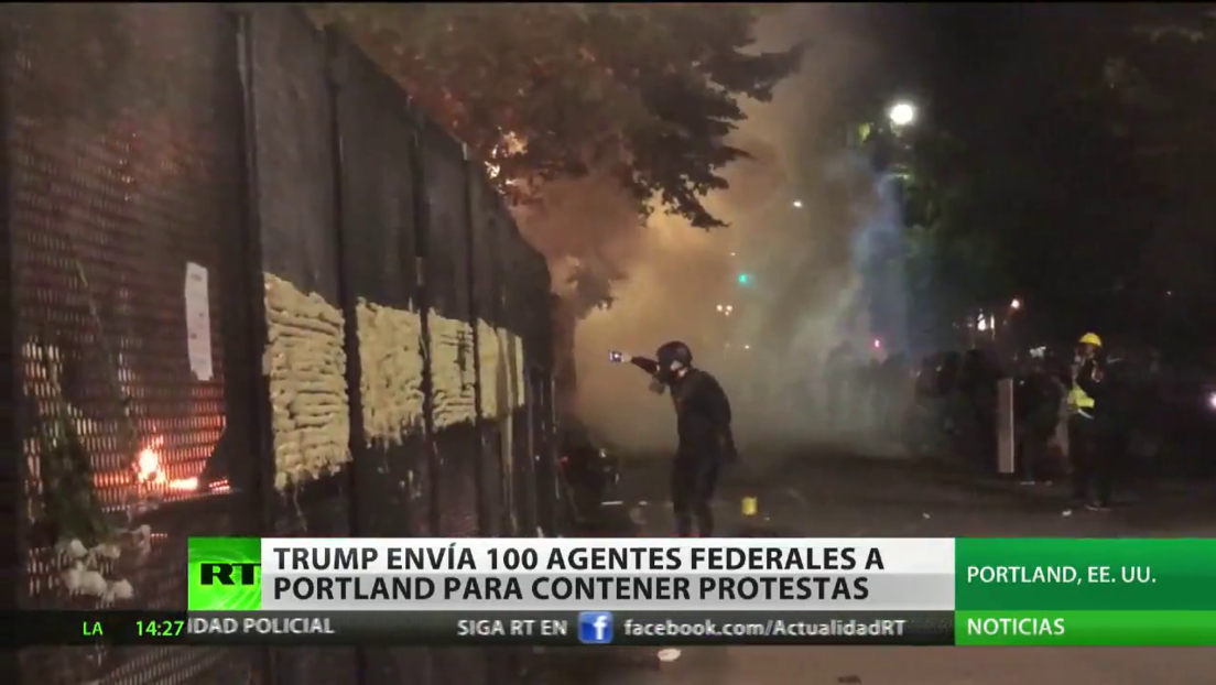 Trump envía 100 agentes federales a Portland para contener protestas