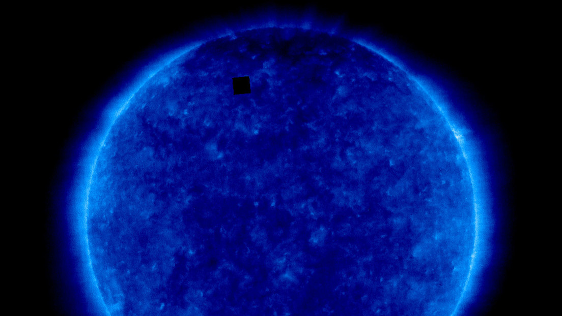Aclaran el origen de un raro cubo negro en una nueva imagen del Sol