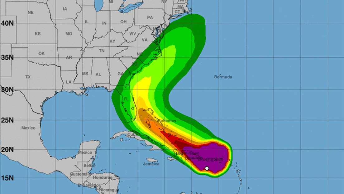 La tormenta tropical Isaías se dirige hacia Puerto Rico y República Dominicana con vientos sostenidos de 80 km/h