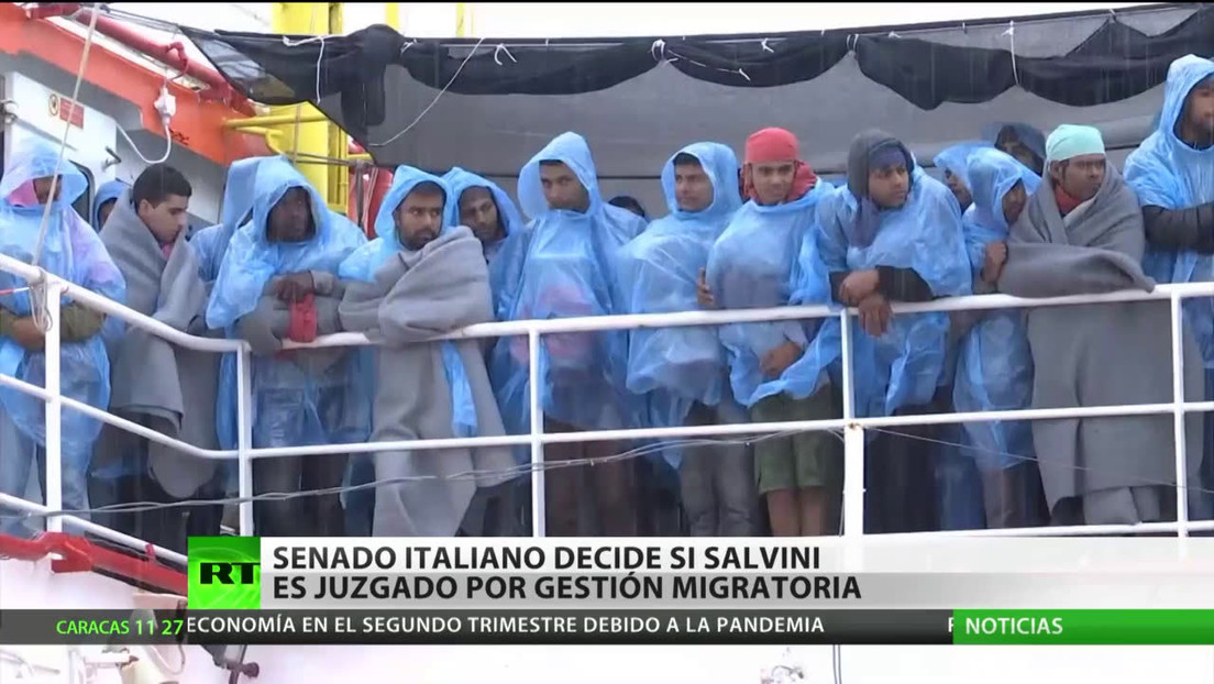 Italia: El senado decide si el exministro Salvini es juzgado por abusos contra migrantes